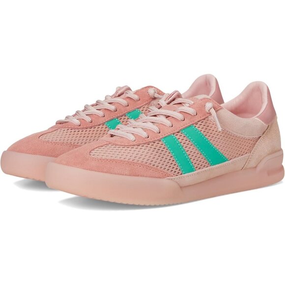 Women's Pink Low Top Shoes Verdict Sneaker Lace Up Round Toe Causal - Picture 1 of 7